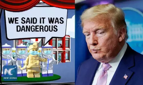 ‘ഒരിക്കല്‍ ഒരു വൈറസ്’; അമേരിക്കയുടെ പരിഹാസത്തിന് മറുപടിയായ് ചൈനയുടെ ഹ്രസ്വ വീഡിയോ