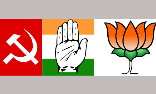 ബി.ജെ.പി ബന്ധം പരസ്പരം ആരോപിച്ച് സി.പി.എമ്മും കോണ്‍ഗ്രസും