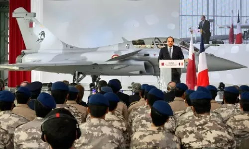 ഫ്രഞ്ച് നിര്‍മ്മിത റഫാല്‍ യുദ്ധവിമാനങ്ങള്‍ സ്വന്തമാക്കി ഖത്തര്‍