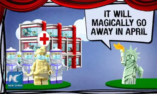 കോവിഡ്; അമേരിക്കയുടെ എല്ലാ ആരോപണങ്ങള്‍ക്കും ഒറ്റ വീഡിയോ കൊണ്ട് മറുപടി നല്‍കി ചൈന