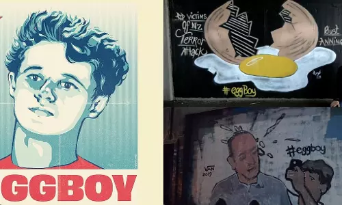 മുസ്ലിങ്ങള്ക്കെതിരായ വിവാദ പ്രസ്താവനയില് പ്രതിഷേധിച്ച് ആസ്ട്രേലിയന് സെനറ്ററെ മുട്ട എറിഞ്ഞ് താരമായി ‘എഗ് ബോയ്’; സമാഹരിച്ച തുക ന്യൂസിലാന്റ് ഭീകരാക്രമണത്തിലെ ഇരകള്ക്ക് സമ്മാനിക്കും മുസ്ലിങ്ങള്ക്കെതിരായ വിവാദ പ്രസ്താവനയില് പ്രതിഷേധിച്ച് ആസ്ട്രേലിയന് സെനറ്ററെ മുട്ട എറിഞ്ഞ് താരമായി ‘എഗ് ബോയ്’; സമാഹരിച്ച തുക ന്യൂസിലാന്റ് ഭീകരാക്രമണത്തിലെ ഇരകള്ക്ക് സമ്മാനിക്കും