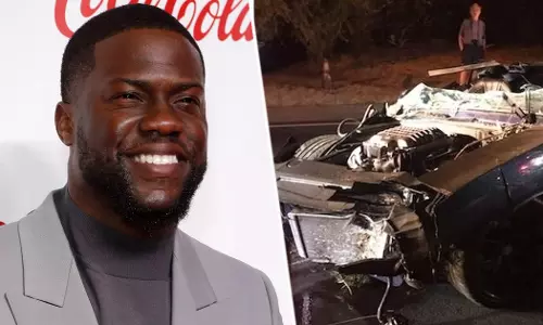 ഹോളിവുഡ് നടന്‍ കെവിന്‍ ഹാര്‍ട്ട് സഞ്ചരിച്ചിരുന്ന കാര്‍ അപകടത്തില്‍ പെട്ടു: താരത്തിന് ഗുരുതര പരിക്കുകളെന്ന് റിപ്പോര്‍ട്ടുകള്‍