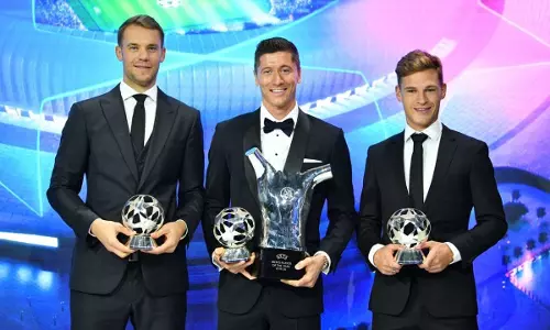 ലെവന്‍ഡോസ്‌കി യുവേഫയുടെ ഈ സീസണിലെ മികച്ച താരം