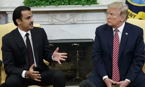 ഗൾഫ് പ്രതിസന്ധിക്കിടെ ഖത്തർ അമീർ ട്രംപുമായി കൂടിക്കാഴ്ച നടത്തും