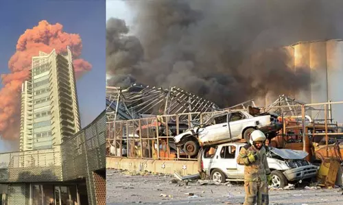 ബെയ്റൂത്തില്‍‍ ഇരട്ട സ്ഫോടനം; മരണ സംഖ്യ 73 പിന്നിട്ടു