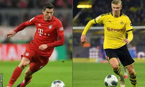 ബുണ്ടസ് ലിഗ: ഇരട്ട ഗോളടിച്ച് ലെവന്‍ഡോവ്‌സ്‌കിയും ഹാലാന്‍ഡും