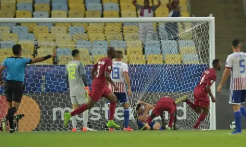 കോപ്പ അമേരിക്ക; പരാഗ്വയെ സമനിലയില്‍ തളച്ച് ഖത്തര്‍ 