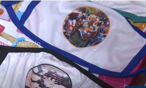 പൂരവും പുലിക്കളിയും; മാസ്കുകളിലെ തൃശൂര്‍ ടച്ച്