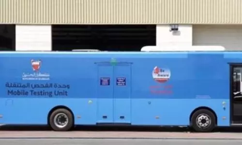 ബഹ്റൈനിൽ രോഗ പരിശോധന സജീവം; ട്രാൻസ്പോർട്ട് ബസുകളിൽ ചിലത് ടെസ്റ്റിങ് യൂണിറ്റായി  