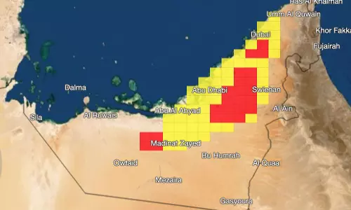 യു എ ഇയിൽ കനത്ത മൂടൽമഞ്ഞ്