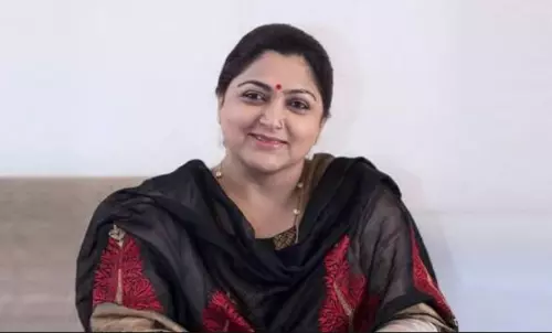 മുഖ്യശത്രു ബി.ജെ.പി; സി.പി.എമ്മിനെ ശത്രുവായി കാണാൻ ഇത് നിയമസഭാ തെരഞ്ഞെടുപ്പല്ല: ഖുശ്ബു മുഖ്യശത്രു ബി.ജെ.പി; സി.പി.എമ്മിനെ ശത്രുവായി കാണാൻ ഇത് നിയമസഭാ തെരഞ്ഞെടുപ്പല്ല: ഖുശ്ബു