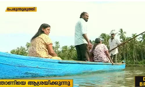 നടപ്പാലം തകര്‍ന്ന് ദുരിതത്തിലായി പെരുന്തുരിത്തിക്കാര്‍