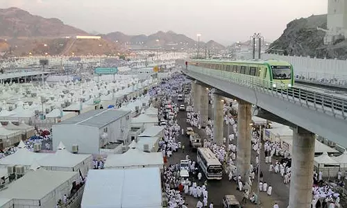 മഷാഇർ മെട്രോ പരീക്ഷണയോട്ടം ആരംഭിച്ചു; 7000 താല്‍ക്കാലിക തൊഴിലവസരങ്ങള്‍, 3.5 ലക്ഷം ഹാജിമാര്‍ യാത്ര ചെയ്യും