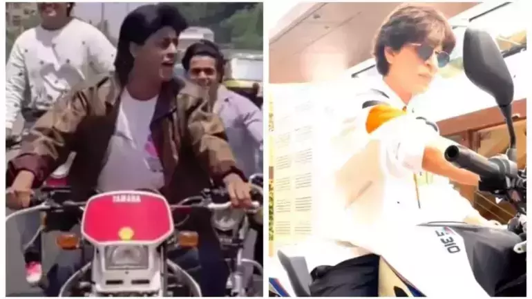 ആ പാട്ട്, ബൈക്ക് റൈഡിങ്, ഷാറൂഖിന്‍റെ ആഘോഷവും വൈറല്‍ 