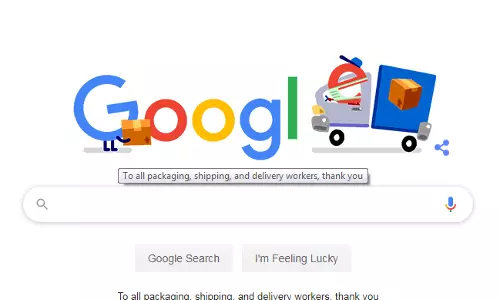 ഡോക്ടര്മാര്ക്ക് പിന്നാലെ കോവിഡ് കാലത്ത് വിശ്രമമില്ലാത്ത മറ്റൊരു വിഭാഗത്തിനും ഗൂഗിളിന്റെ നന്ദി ഡോക്ടര്മാര്ക്ക് പിന്നാലെ കോവിഡ് കാലത്ത് വിശ്രമമില്ലാത്ത മറ്റൊരു വിഭാഗത്തിനും ഗൂഗിളിന്റെ നന്ദി