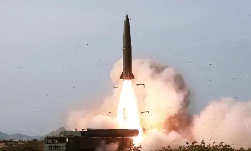 ദക്ഷിണ കൊറിയ-അമേരിക്ക സംയുക്ത സൈനിക അഭ്യാസം നടക്കാനിരിക്കെ ഉത്തരകൊറിയയുടെ മിസൈല്‍ പരീക്ഷണം