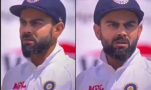 ആ മുഖഭാവം കണ്ടോ..? ചായയിടാന് അടുക്കളയില് ചെന്നപ്പോള് പാലില്ലാത്ത പോലെ കോഹ്ലിയെ ട്രോളി ഇംഗ്ലീഷ് ആരാധകര് ആ മുഖഭാവം കണ്ടോ..? ചായയിടാന് അടുക്കളയില് ചെന്നപ്പോള് പാലില്ലാത്ത പോലെ കോഹ്ലിയെ ട്രോളി ഇംഗ്ലീഷ് ആരാധകര്