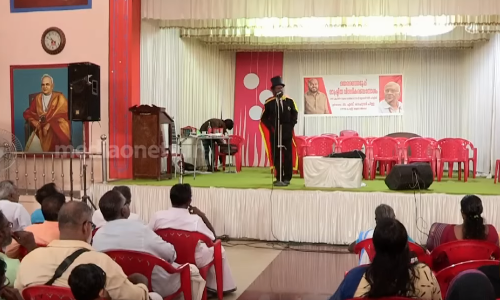 എറണാകുളം മണ്ഡലത്തിലെ ഇടതുപക്ഷ വേദികളിലെ ശ്രദ്ധേയ സാന്നിധ്യമായി മജീഷ്യന്‍ ഗോപിനാഥ്