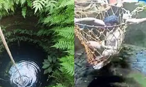 കൈവരിയിലിരുന്ന് ഫോണ്‍ ചെയ്യുന്നതിനിടെ കിണറില്‍ വീണു; യുവാവ് കിണറ്റില്‍ കഴിഞ്ഞത് രണ്ട് ദിവസം