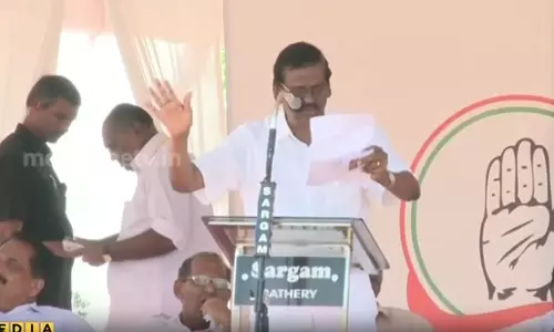 രാഹുലിന്റെ പ്രചാരണത്തിനായി പാട്ടു പാടി പി.ജെ ജോസഫ്