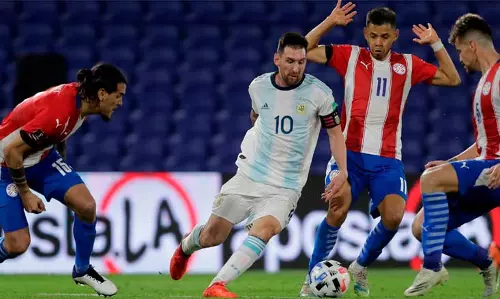 ലോകകപ്പ് യോഗ്യതാ മല്‍സരം: പാരഗ്വായ്ക്കെതിരെ അര്‍ജന്‍റീനയ്ക്ക് സമനില