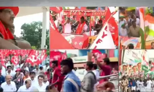 കണ്ണൂരില്‍ ആവേശകരമായ കൊട്ടിക്കലാശം