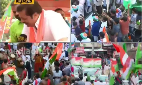 തൃശൂരിലെ കൊട്ടിക്കലാശം