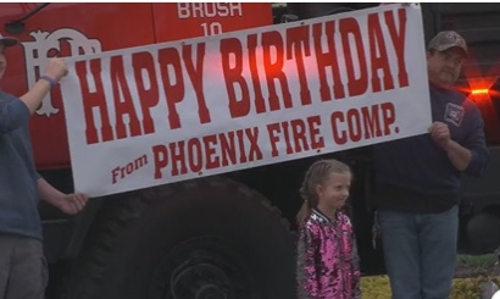 ലോക് ഡൌണ്‍ കാലത്ത് കുട്ടികള്‍ക്ക് പിറന്നാളാഘോഷത്തിന് സഹായമൊരുക്കി പെന്‍സില്‍വാനിയ അഗ്നിശമനസേന