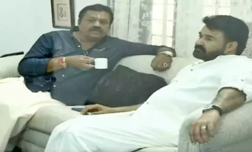 മോഹന്‍ലാലിന്‍റെ പിന്തുണ തേടി  സുരേഷ് ഗോപി