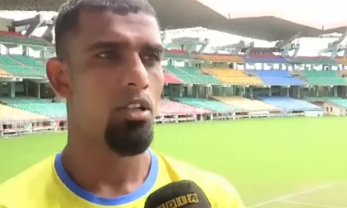 സ്വന്തം നാടിന് വേണ്ടി പന്ത് തട്ടാനാകുന്നതിന്റെ സന്തോഷത്തില്‍ രഹനേഷ്