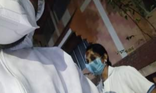 കോവിഡ് കാലത്ത് ജോലിക്കിടെ യാദൃശ്ചികമായി കണ്ട ഒരു ഭാര്യയും ഭര്‍ത്താവും