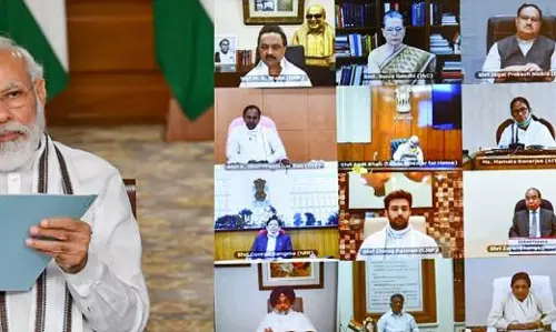 കോവിഡ്; പ്രധാനമന്ത്രിയുടെ നേതൃത്വത്തിൽ ഇന്ന് സർവകക്ഷി യോഗം