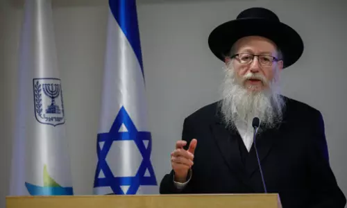 കൊറോണ ദൈവീകമായ ശിക്ഷയെന്ന് പറഞ്ഞ ഇസ്രായേല്‍ ആരോഗ്യ മന്ത്രിക്ക് കോവിഡ് സ്ഥിരീകരിച്ചു