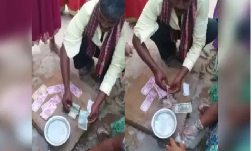 കോവിഡ് പകരുമെന്ന് പേടി;  നോട്ടുകള്‍ സോപ്പുവെള്ളത്തില്‍ കഴുകി മാണ്ഡ്യ നിവാസികള്‍