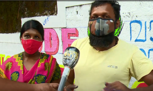 പാര്‍ട്ടി ഏതുമാകട്ടെ..ചുവരെഴുത്തുമായി സനിലും ഭാര്യ ആശയുമുണ്ട്