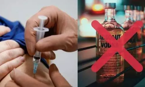കോവിഡ് വാക്സിന്‍ സ്വീകരിക്കുന്നവര്‍ രണ്ട് മാസത്തേക്ക് മദ്യപിക്കരുതെന്ന് മുന്നറിയിപ്പ്