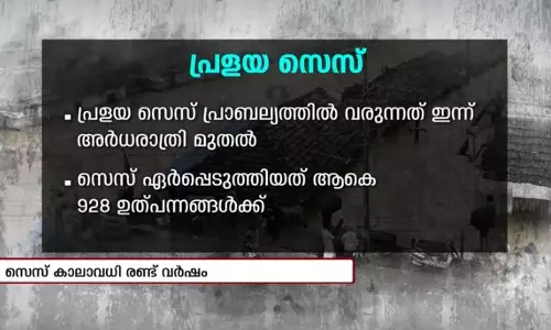 പ്രളയ സെസ് ഇന്ന് അര്ധ രാത്രി മുതല്; അറിഞ്ഞിരിക്കേണ്ട കാര്യങ്ങള് ഇവയാണ് പ്രളയ സെസ് ഇന്ന് അര്ധ രാത്രി മുതല്; അറിഞ്ഞിരിക്കേണ്ട കാര്യങ്ങള് ഇവയാണ്
