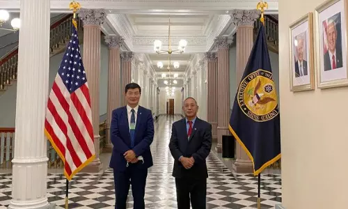 ചരിത്രം കുറിച്ച് ടിബെറ്റൻ നേതാവിന്റെ വൈറ്റ് ഹൗസ് സന്ദർശനം..