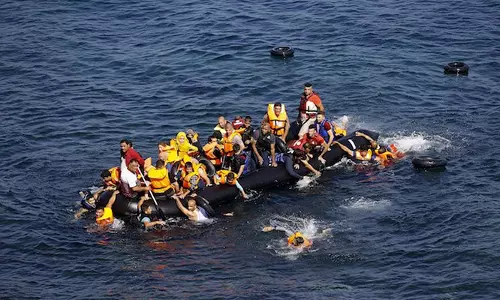 തുര്‍ക്കി തീരത്ത് അഭയാര്‍ഥികള്‍ സഞ്ചരിച്ച ബോട്ട് മുങ്ങി ഒമ്പത് മരണം