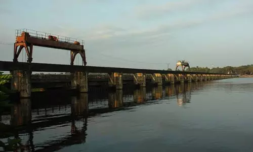 ആലപ്പുഴ തണ്ണീർമുക്കം ബണ്ടിന്റെ ഷട്ടറുകൾ പൂർണമായും തുറന്നു