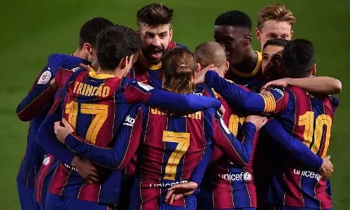 ആദ്യ പാദത്തിലെ തോല്‍വിക്ക് കണക്കുതീര്‍ത്ത് ബാഴ്‌സലോണ കോപ്പ ഡെല്‍ റേ ഫൈനലില്‍