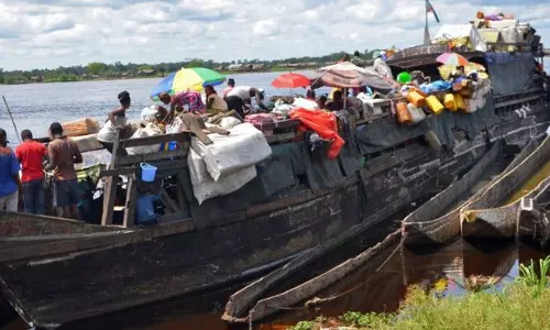 കോംഗോയില്‍ ബോട്ട് മറിഞ്ഞ് 36 പെരെ കാണാതായി