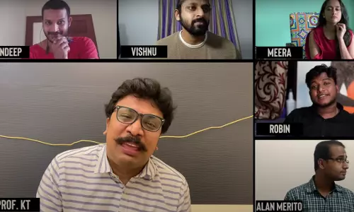 ഓൺലൈൻ ക്ലാസുകളിൽ സംഭവിക്കുന്നത്..; ചിരിയൊരുക്കി പ്രവാസികളുടെ വീഡിയോ