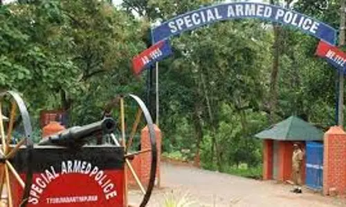 എസ്.എ.പി ക്യാമ്പില്‍ പൊലീസ്  ഉദ്യോഗസ്ഥനെ ഹവില്‍ദാര്‍ കത്തി കാട്ടി ഭീഷണിപ്പെടുത്തി