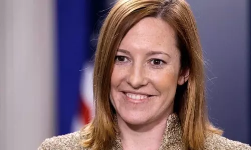 ജെൻ സാക്കി വൈറ്റ്ഹൗസ് പ്രസ് സെക്രട്ടറിയാകും; ചരിത്രത്തിലാദ്യമായി അമേരിക്കൻ പ്രസിഡന്റിന്റെ മാധ്യമ സംഘത്തെ സ്ത്രീകൾ നയിക്കും