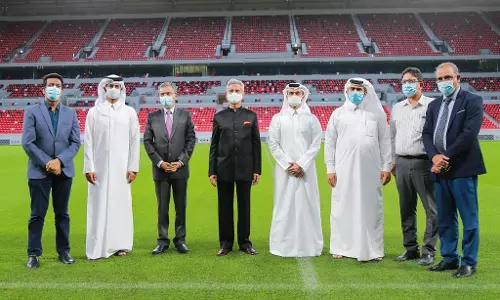 ഇന്ത്യന്‍ വിദേശകാര്യമന്ത്രി റയ്യാന്‍ ലോകകപ്പ് സ്റ്റേഡിയം സന്ദര്‍ശിച്ചു