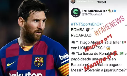 ആ രണ്ട് വാര്‍ത്തകളും വ്യാജമെന്ന് മെസി