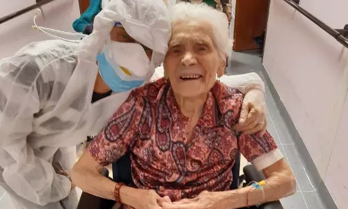 ‘ധൈര്യവും പ്രതീക്ഷയുമാണ് തന്നെ മുന്നോട്ട് നയിച്ചത്’ ഇറ്റലിയില്‍ കോവിഡ് രോഗവിമുക്തി നേടി 103 വയസുകാരി