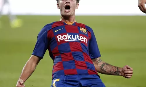 ജൂനിയര്‍ മെസ്സി? അത്ഭുത ഗോളുമായി ബാഴ്‍സലോണ താരം