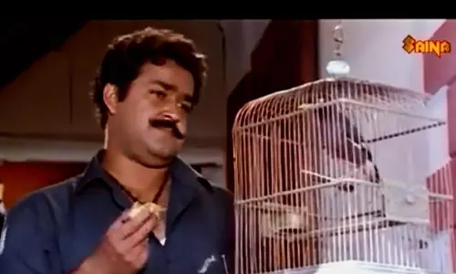 ചാക്കോ മാഷിനെ കടുവയെന്ന് വിളിച്ച മൈന; ആടുതോമയുടെ മൈനക്ക് ശബ്ദം നല്‍കിയത് ഈ സംവിധായകനാണ്